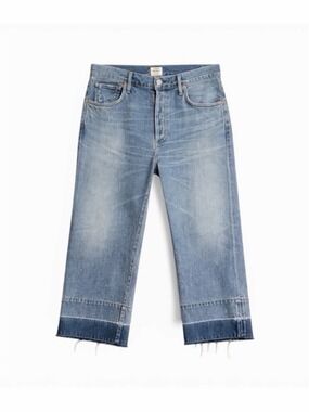 Citizens of Humanity Cora Crop Premium Vintage Jeans Button Fly Size 29 Fade out